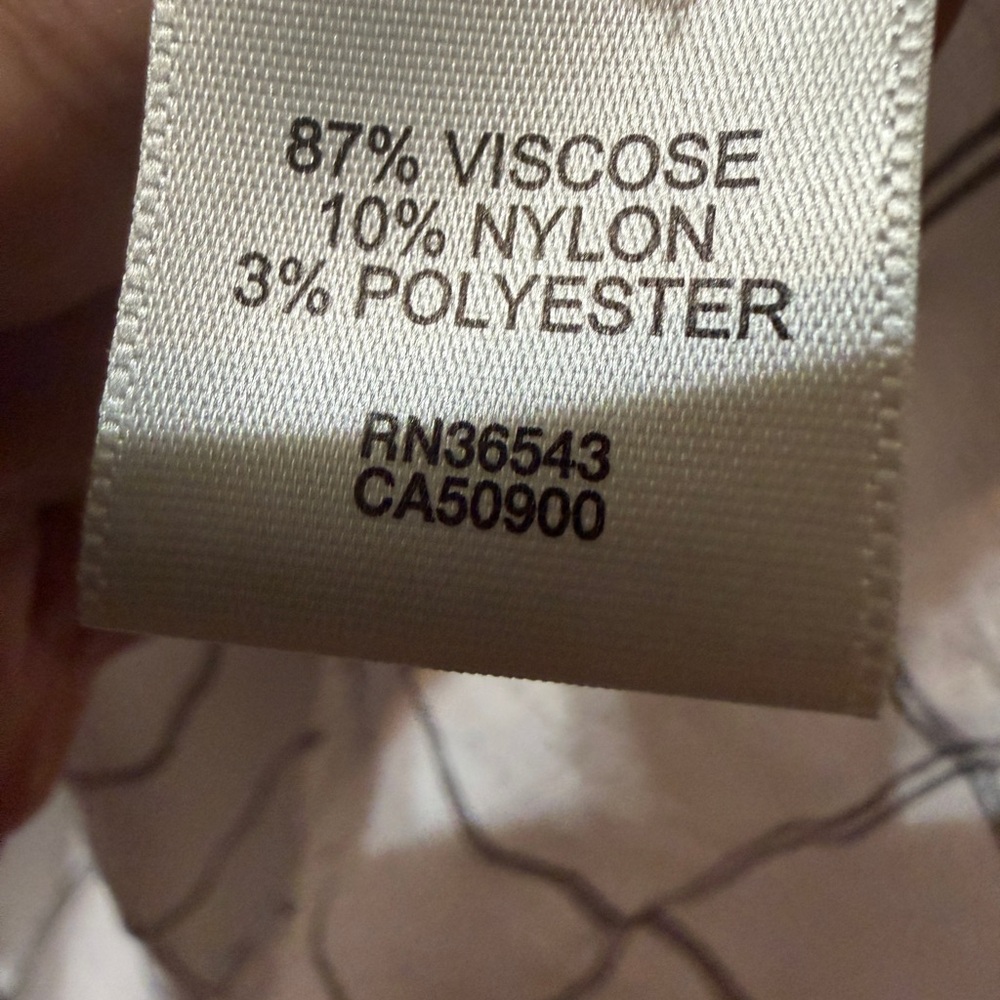 Van Heusen White Grid Pattern Blouse - image 4